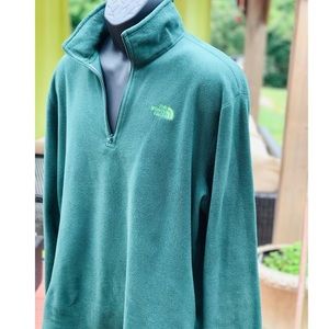Northface Hunter Green Pull Over